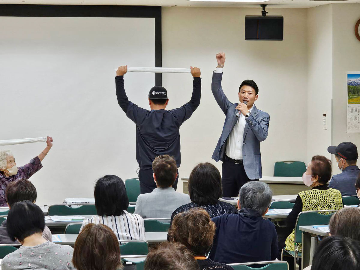 10月19日　長野県岡谷市の合同研修会の様子